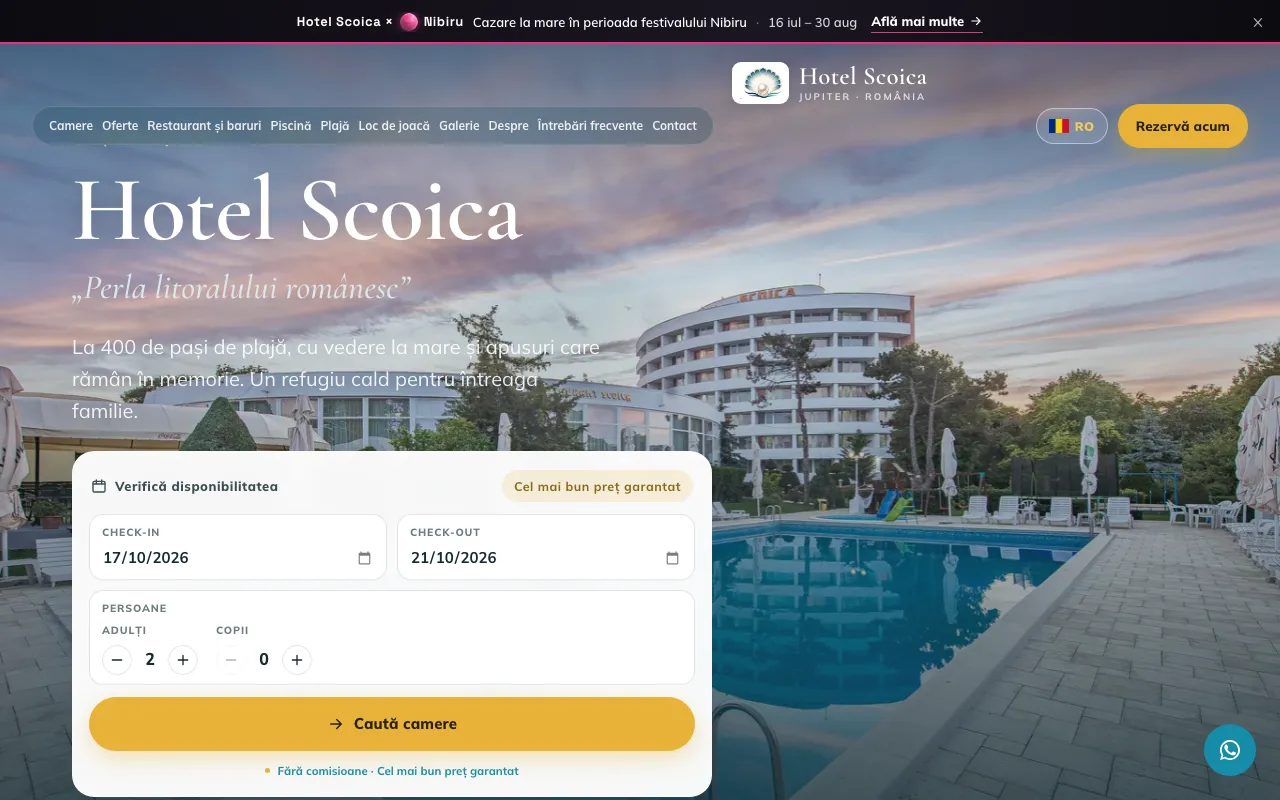 Hotel Scoica — Jupiter